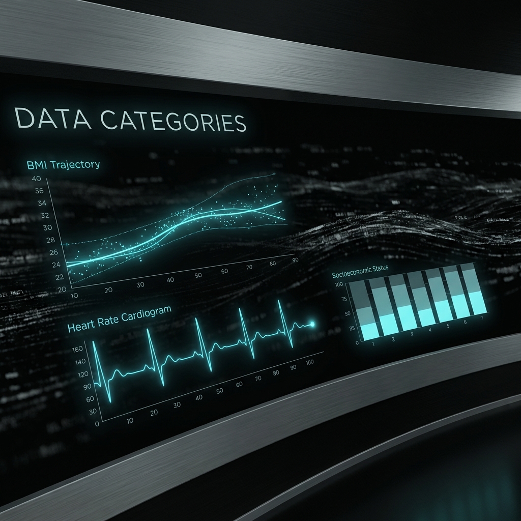 Salient data categories visualization