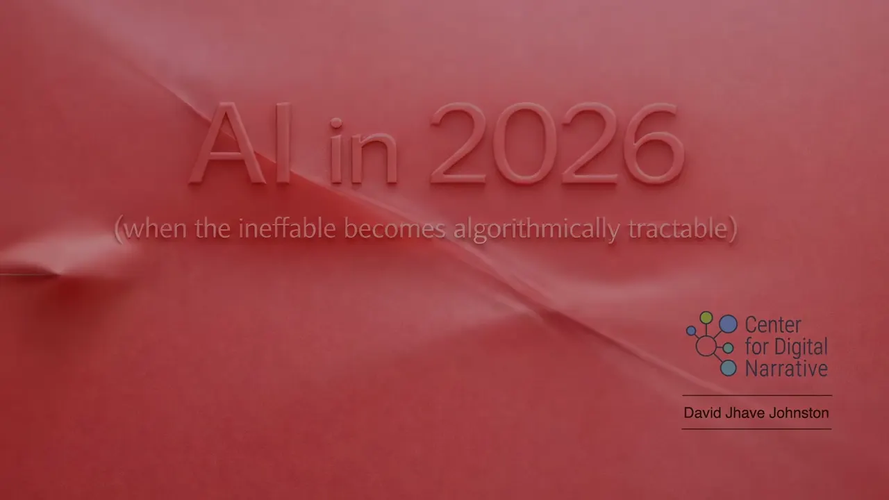 AI in 2026: when the ineffable becomes algorithmically tractable