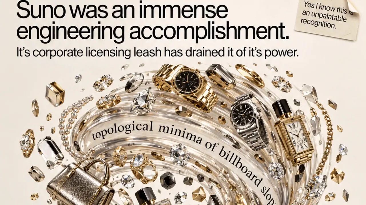 Suno was an immense engineering accomplishment. Its corporate licensing leash has drained it of its power.
