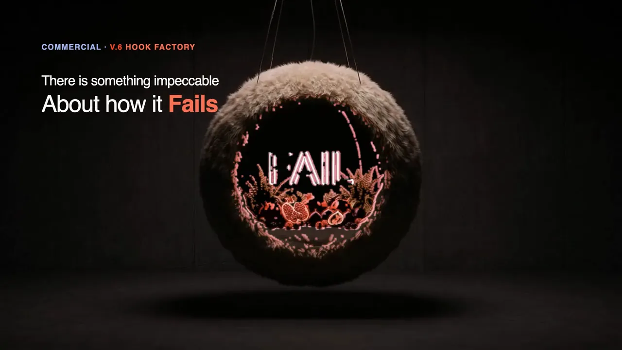 There is something impeccable about how it fails