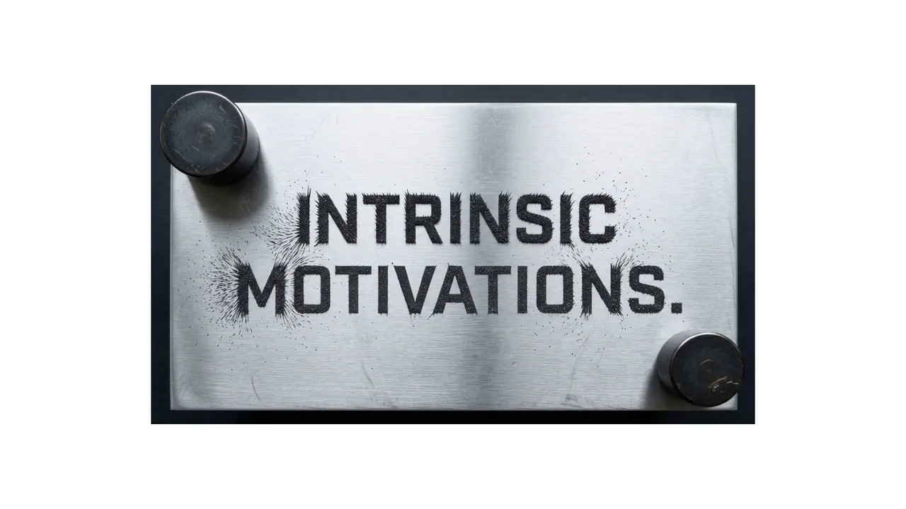 A sign: intrinsic motivations